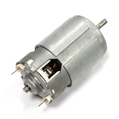 12 ولت 24 ولت چرخ های بالا در دقیقه برش موتور DC آهنربا دائمی RS 775 موتور DC