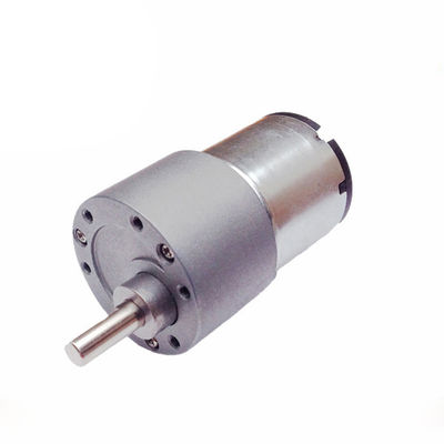 موتور گیربکس گیربکس 37mm 12V 24V موتور DC 45 Rpm سر و صدا کم گشتاور بالا