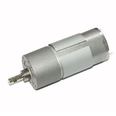 موتور گیربکس گیربکس 37mm 12V 24V موتور DC 45 Rpm سر و صدا کم گشتاور بالا