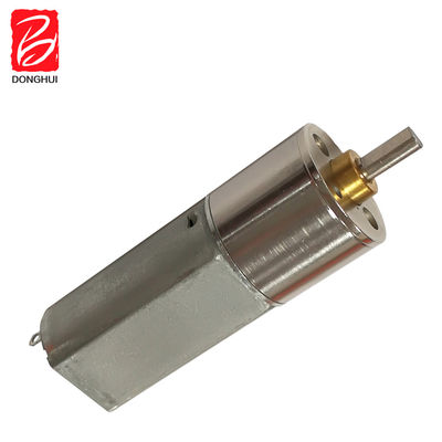 12 ولت DC مینی موتور دنده سیاره ای 50RPM / 100RPM گشتاور بالا 16MM برای قفل هوشمند