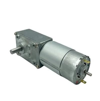 موتور چرخ دنده ای برش DC 12V 555 موتور چرخ دنده کرم 24V سرعت پایین