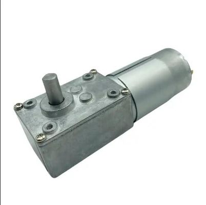 موتور چرخ دنده ای برش DC 12V 555 موتور چرخ دنده کرم 24V سرعت پایین