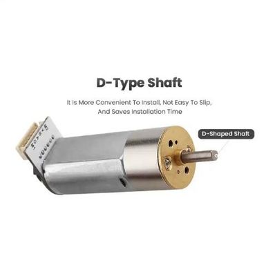 16mm Brush DC Gear Motor 24V برج چرخ مرکز خروجی Gear DC موتور هیدرولیک