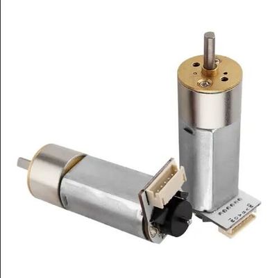 16mm Brush DC Gear Motor 24V برج چرخ مرکز خروجی Gear DC موتور هیدرولیک