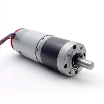 12 ولت 24 ولت DC موتور دنده سیاره ای 36mm PPR Encoder موتور دنده دکمه بالا سرعت کم