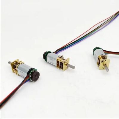 12mm DC Micro Gear Motor Pulse Houle Precision Encoder موتور DC کوچک کاهش سرعت