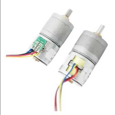 موتور 5 ولت DC Micro Geared Stepper Motor 20mm 2 فاز 4 سیم موتور مرحله ای با گیربکس