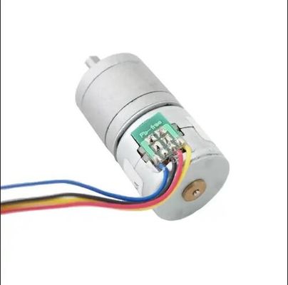 موتور 5 ولت DC Micro Geared Stepper Motor 20mm 2 فاز 4 سیم موتور مرحله ای با گیربکس