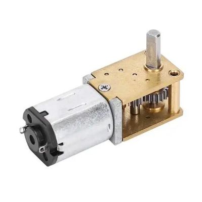 3V - 6V زاویه راست افقی DC کرم گیر موتور short shaft سرعت پایین گشتاور بالا