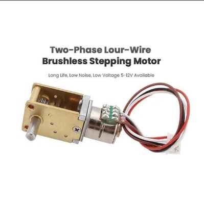 12mm Right Angle DC Worm Gear Motor مغناطیس دائمی بدون برس موتور مرحله ای