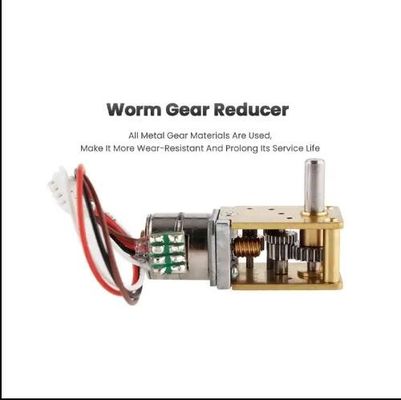 12mm Right Angle DC Worm Gear Motor مغناطیس دائمی بدون برس موتور مرحله ای