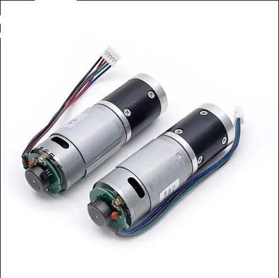 12 ولت / 24 ولت موتور چرخ دنده سیاره ای DC 10W - 100W طول میله سفارشی