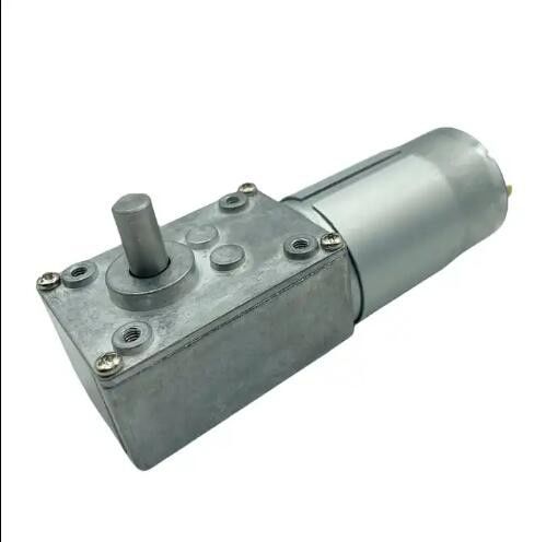 موتور چرخ دنده ای برش DC 12V 555 موتور چرخ دنده کرم 24V سرعت پایین