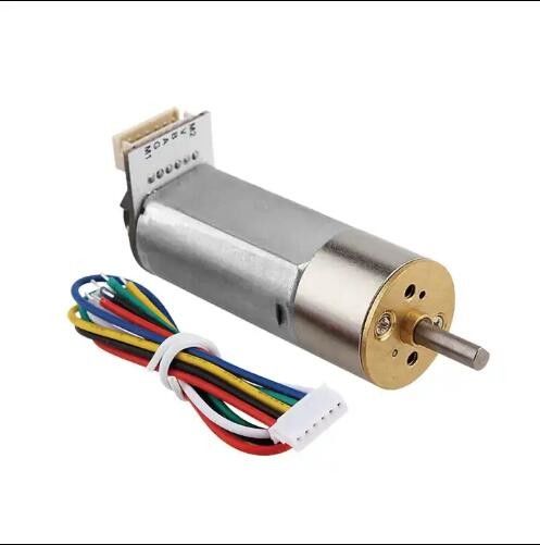 16mm Brush DC Gear Motor 24V برج چرخ مرکز خروجی Gear DC موتور هیدرولیک