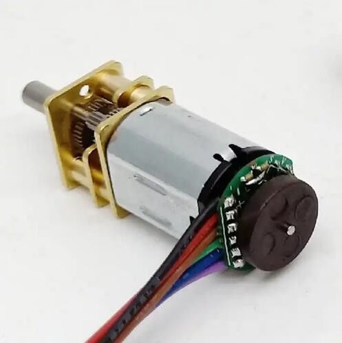 12mm DC Micro Gear Motor Pulse Houle Precision Encoder موتور DC کوچک کاهش سرعت
