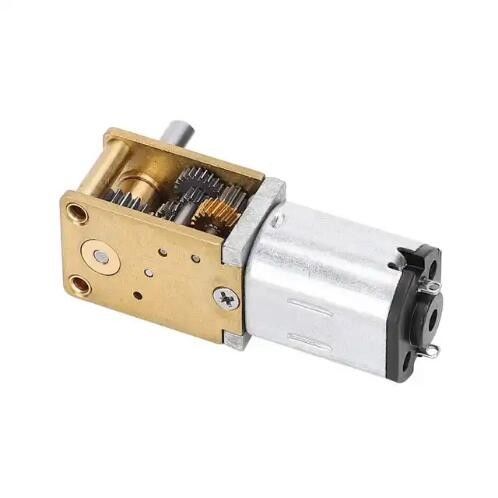 3V - 6V زاویه راست افقی DC کرم گیر موتور short shaft سرعت پایین گشتاور بالا